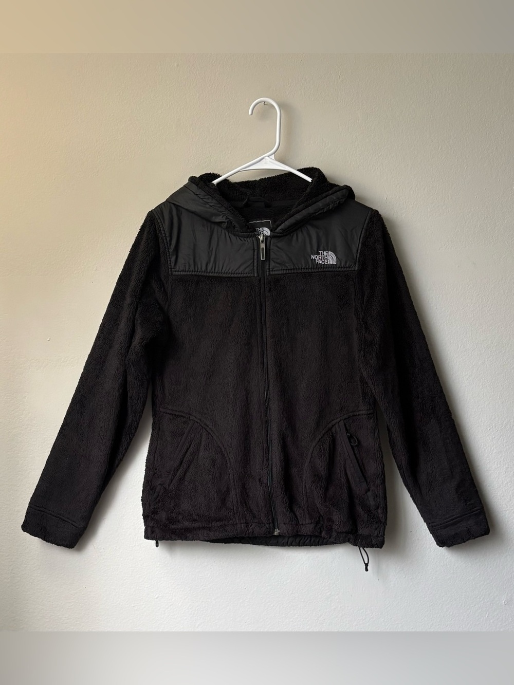 The North Face Oso Hoodie Black Full Zip Fleece Jacket Women’s Small S